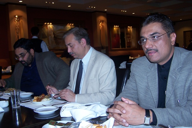 Tahir Nizami, Afaq Husain and Azhar Ali Shah