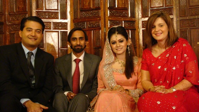 Usama and Sitwat with Mr and Mrs Azhar