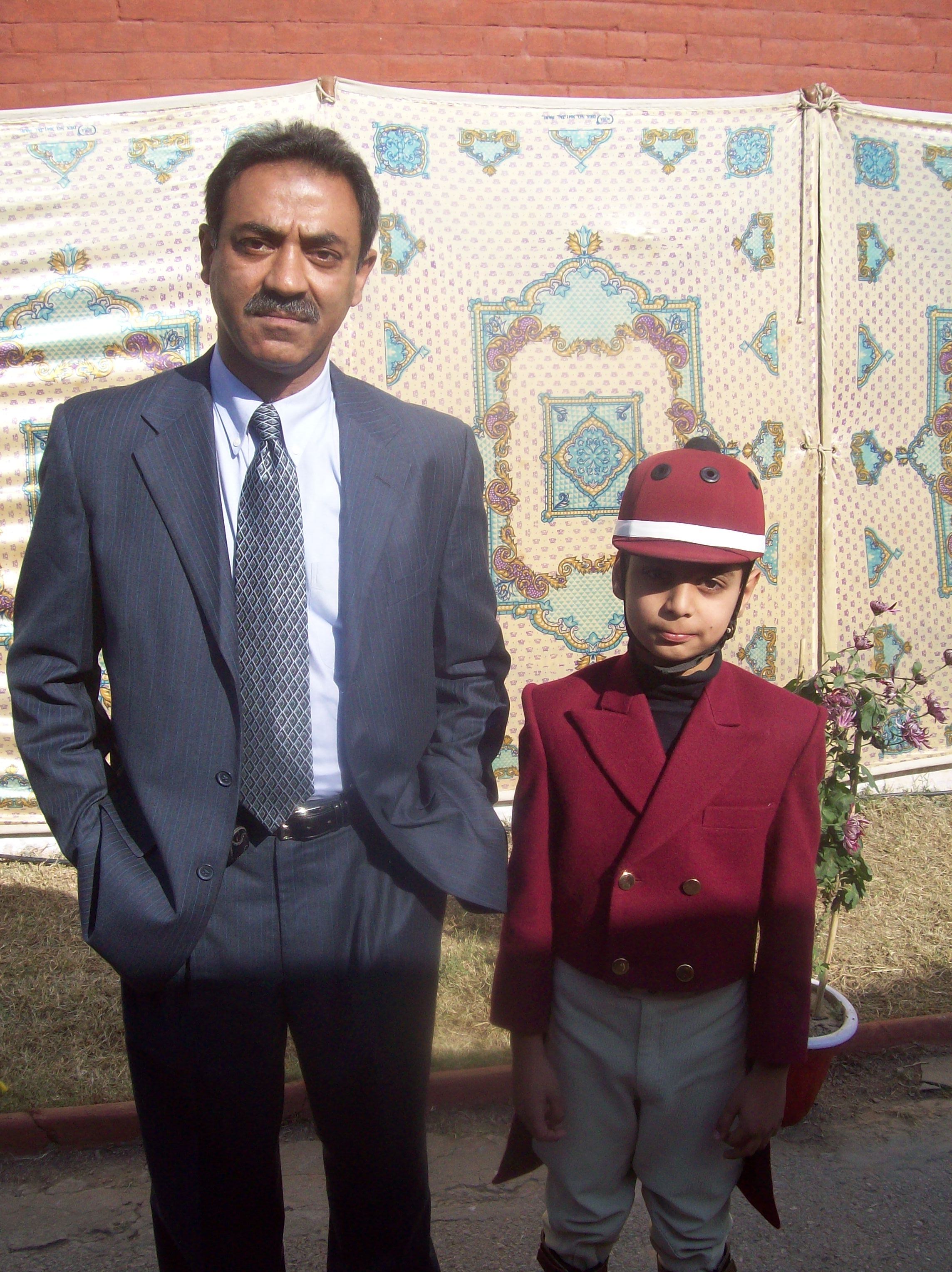 Dr. Faisal Manzoor with his son, Ali Abbass Manzoor